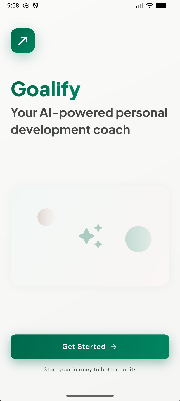 Goalify Screenshot 1